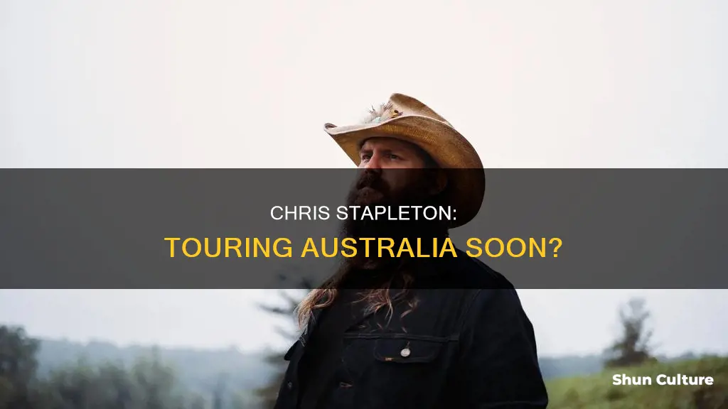 is chris stapleton coming to australia