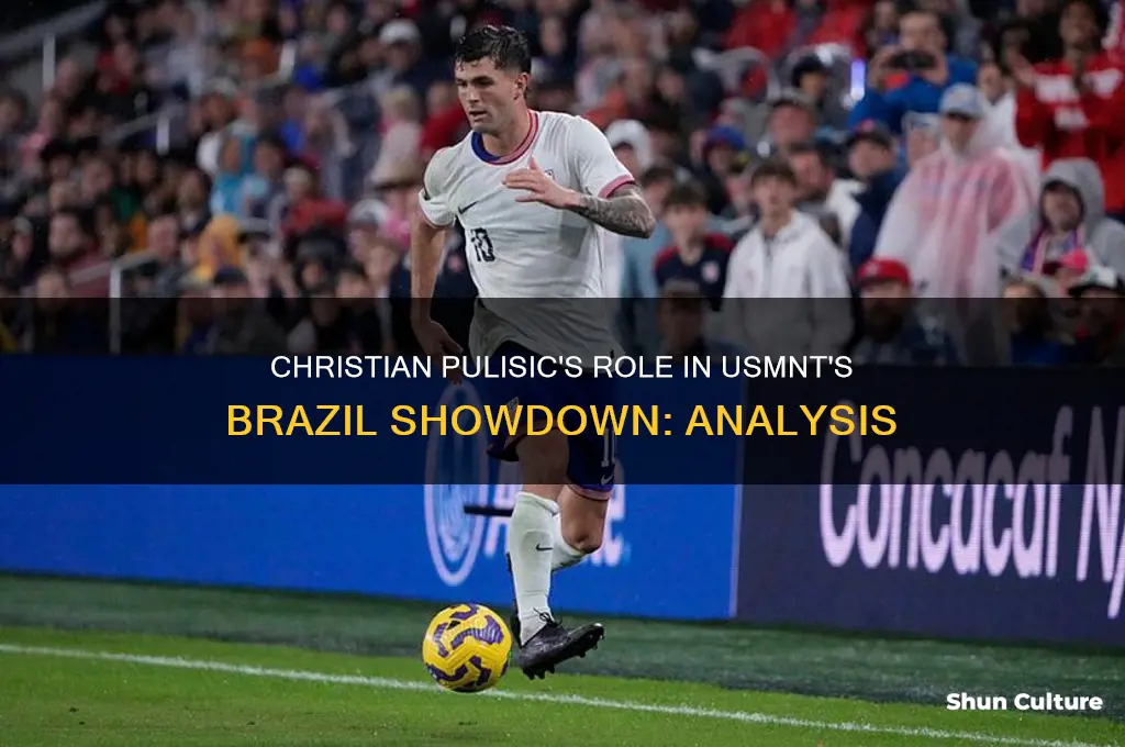 is christain pulistic on the us mens national.soccer rostervs brazil