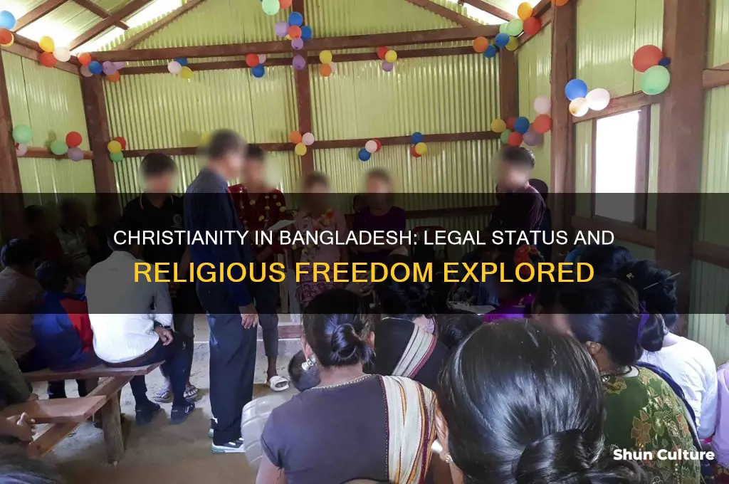 is christianity legal in bangladesh