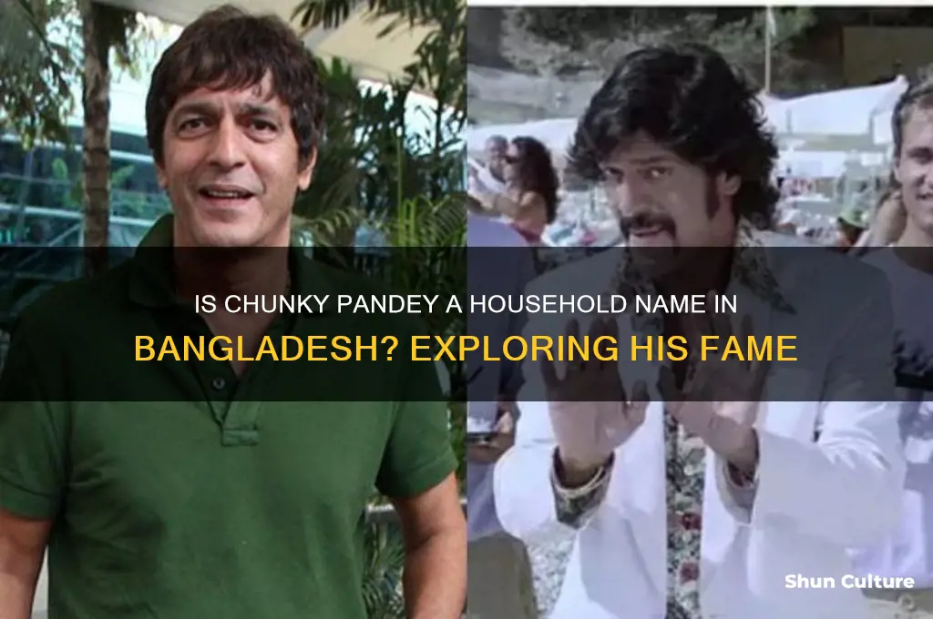 is chunky pandey famous in bangladesh