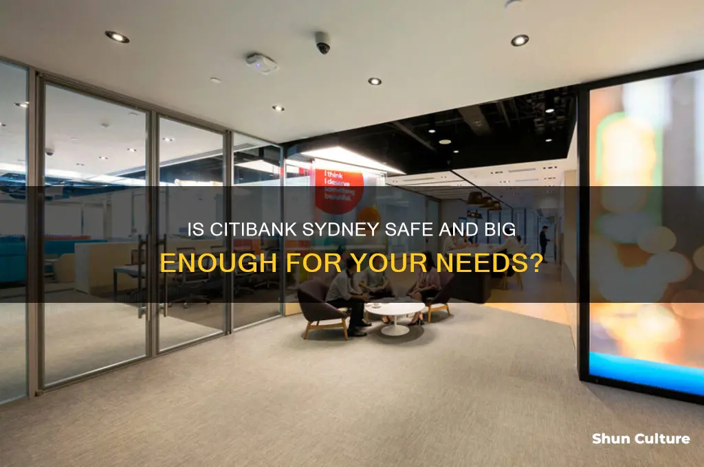 is citi bank in sydney australia safe and big enought