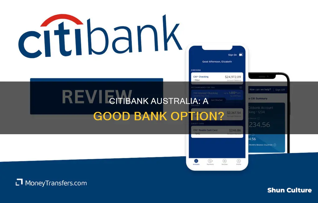 is citibank australia a good bank