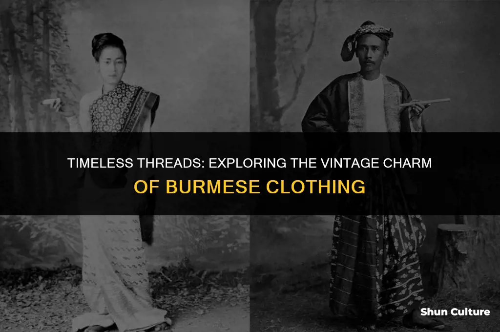is clothing made in burma vintage