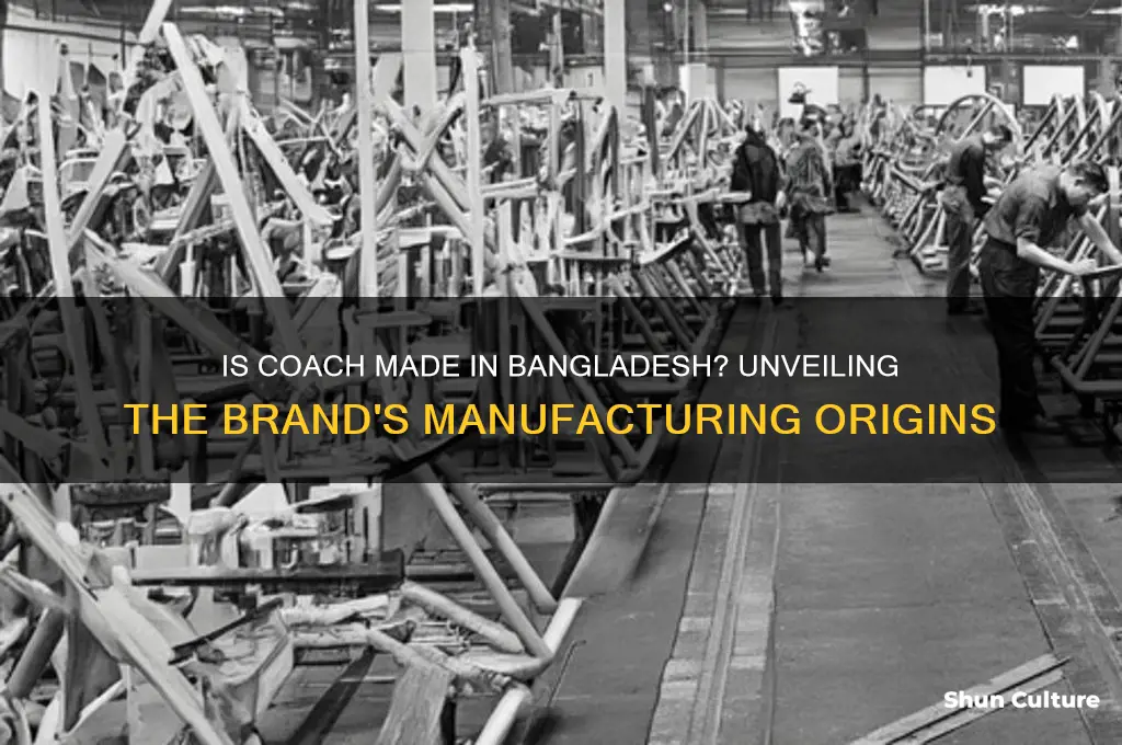 is coach made in bangladesh