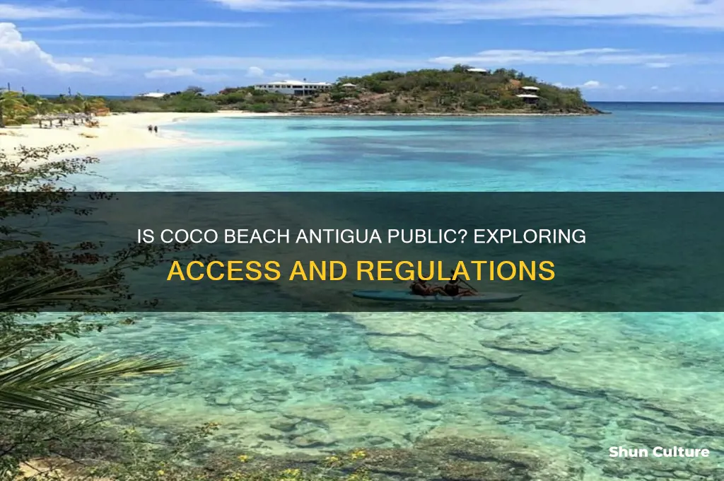 is coco beach antigua public