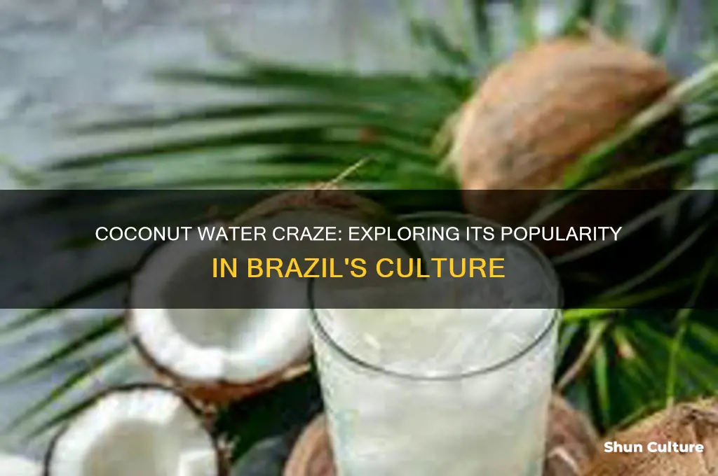 is coconut water popular in brazil