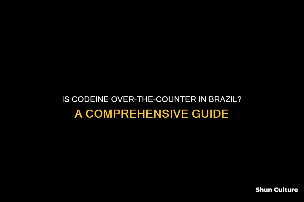 is codeine otc in brazil
