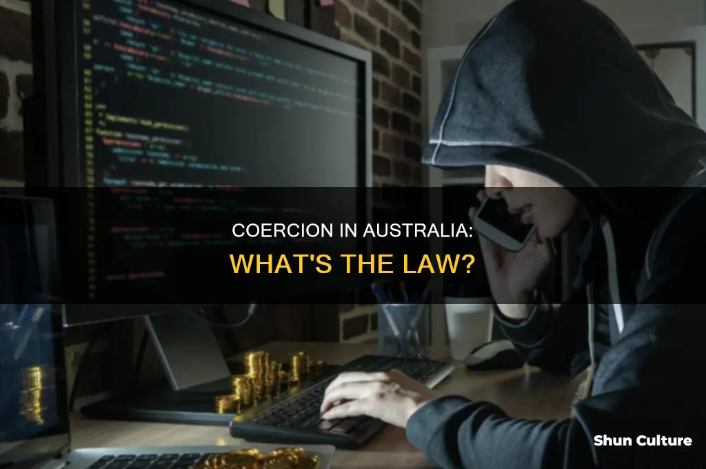 is coercion illegal in australia
