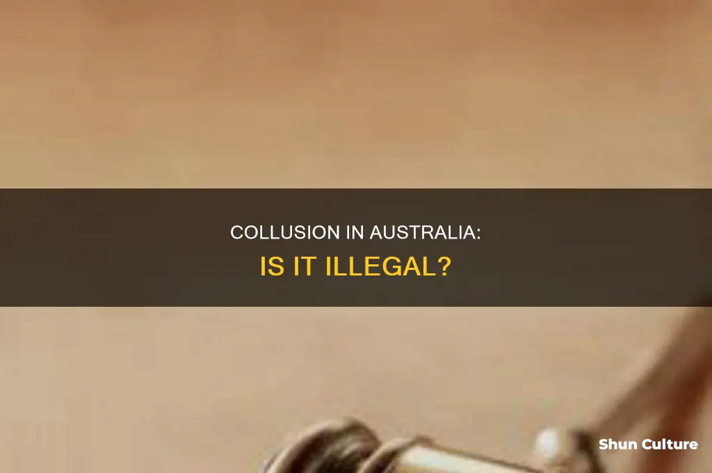 is collusion illegal in australia