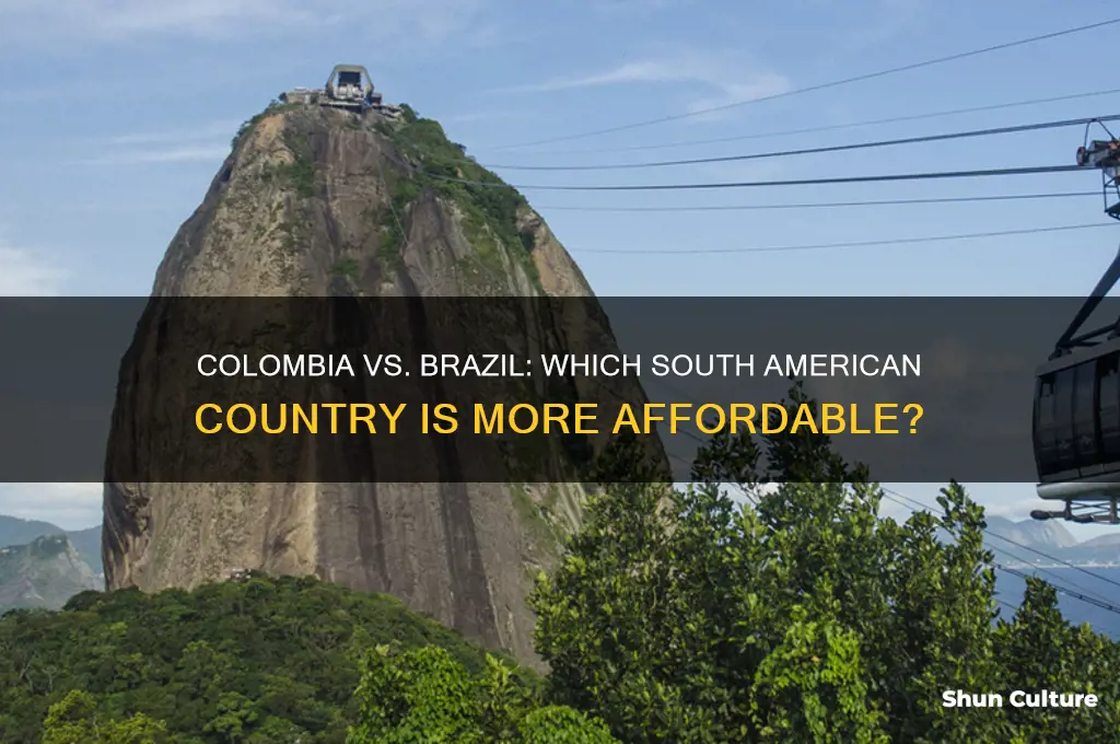 is colombia cheaper than brazil