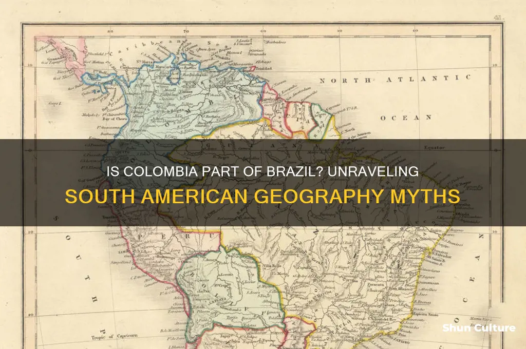 is colombia part of brazil