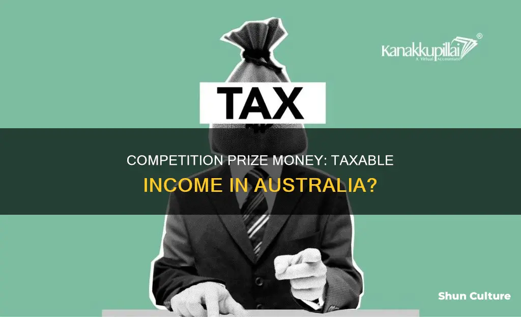 is competition prize money taxable in australia