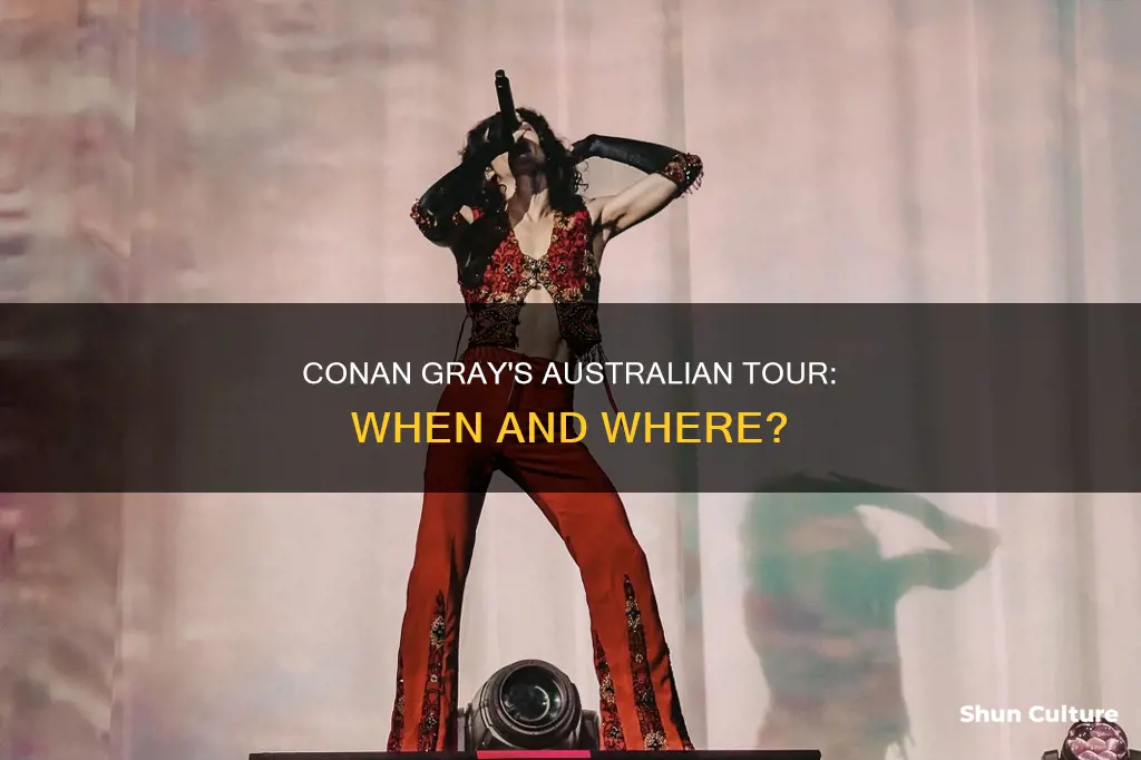 is conan gray coming to australia