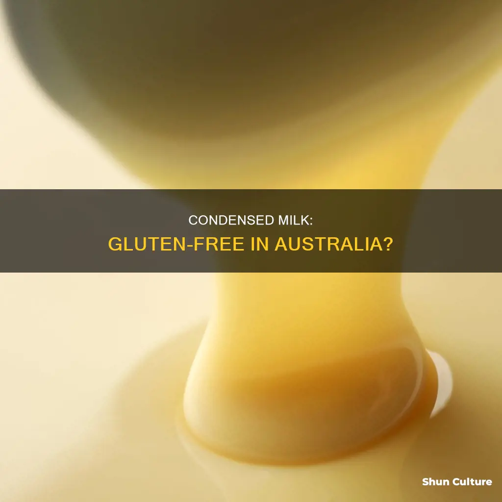 is condensed milk gluten free australia
