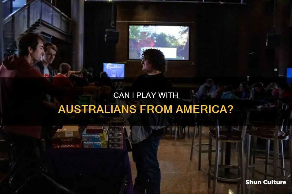 is connection good if im palying in australia and america