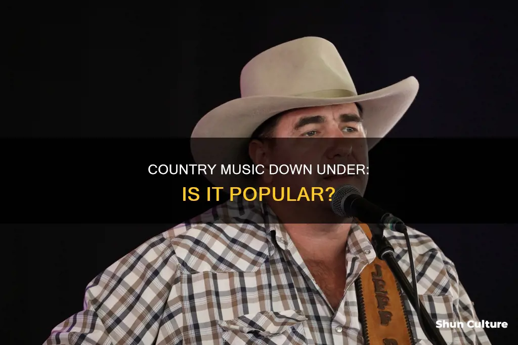 is country music big in australia