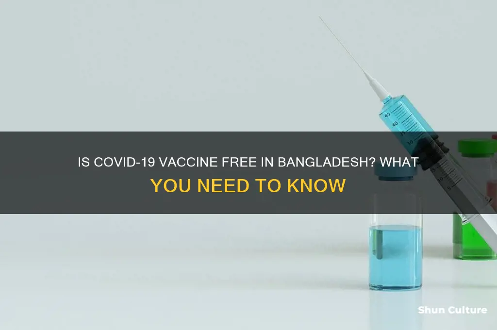 is covid vaccine free in bangladesh