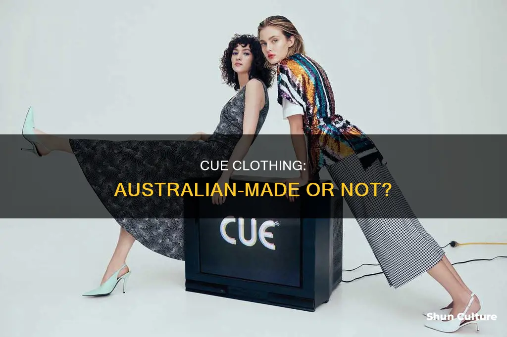 is cue clothing made in australia