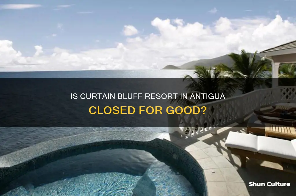 is curtain bluff antigua out of business