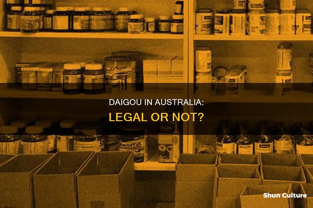 is daigou illegal in australia