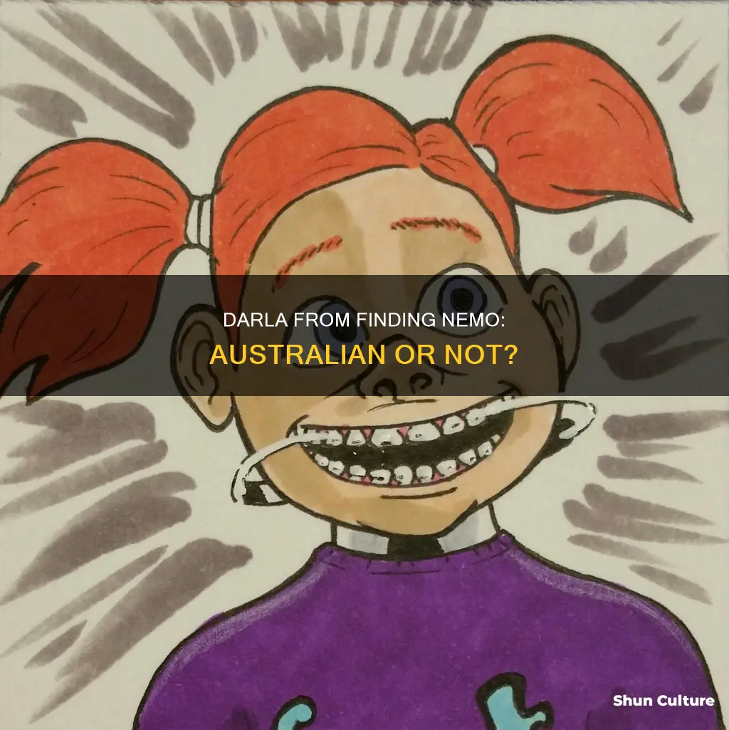 is darla from finding nemo australian