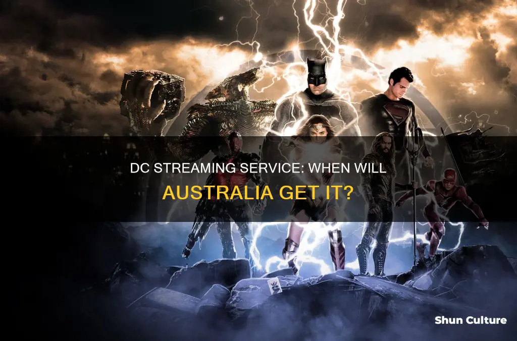 is dc streaming service coming to australia