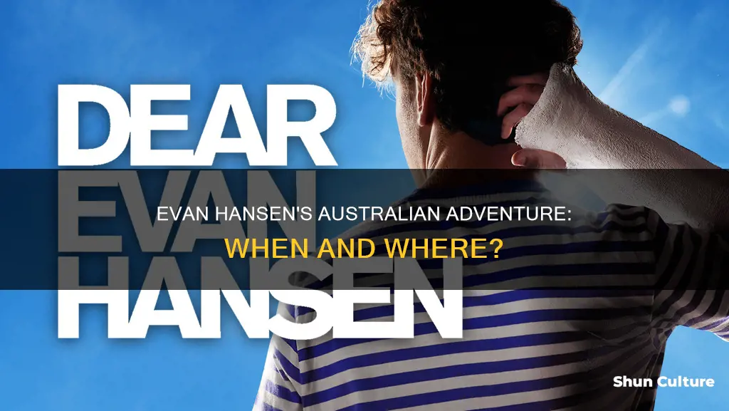 is dear evan hansen coming to australia
