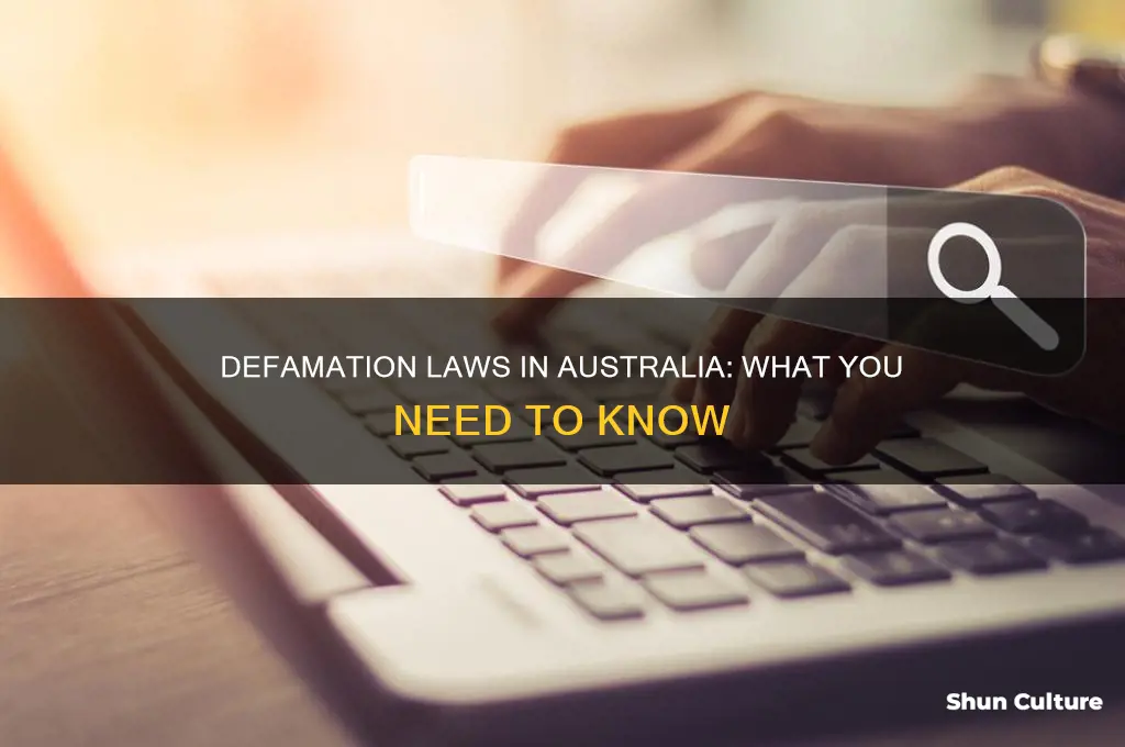 is defamation illegal in australia