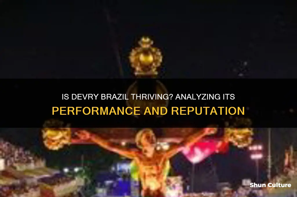 is devry brazil doing.well
