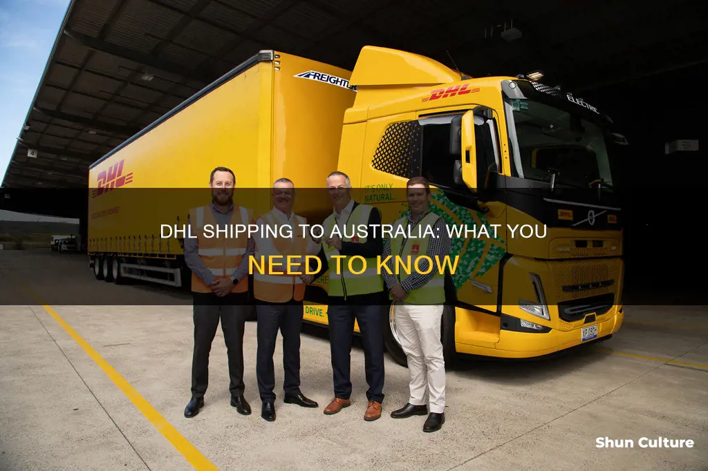 is dhl shipping to australia