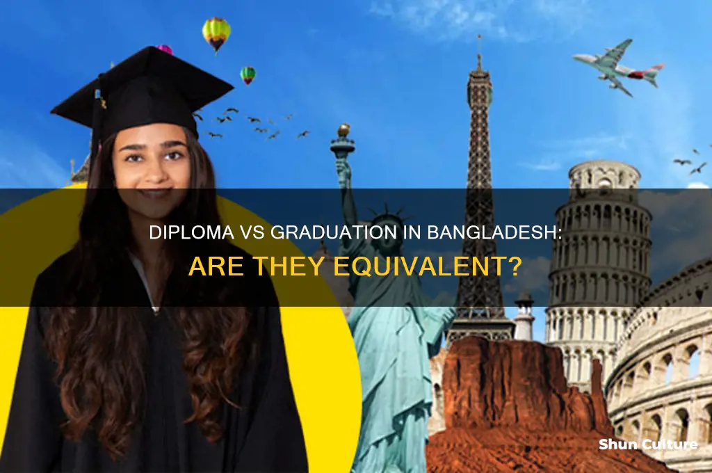 is diploma in engineering equivalent to graduation in bangladesh