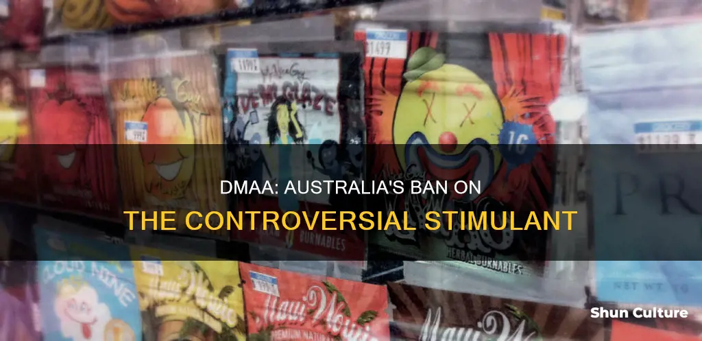 is dmaa banned in australia