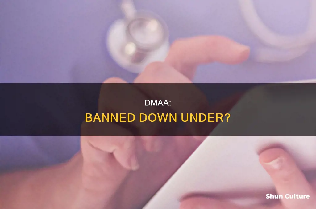 is dmaa illegal in australia