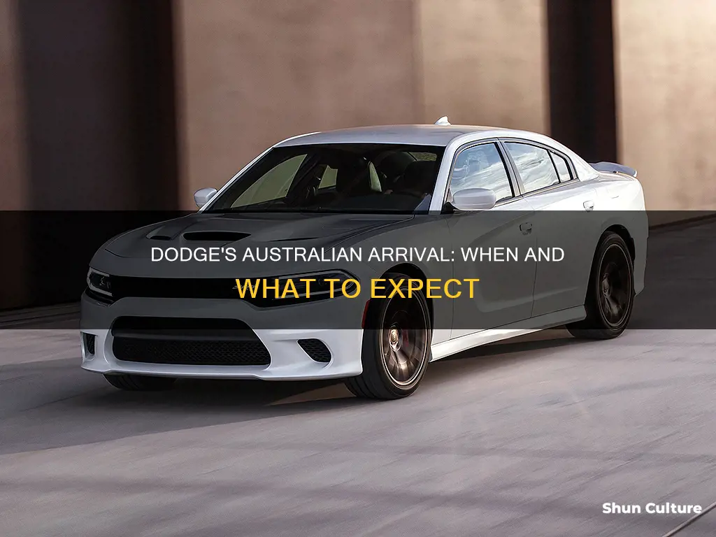is dodge coming to australia