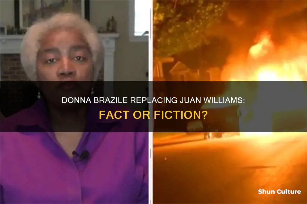 is donna brazil replacing juan williams