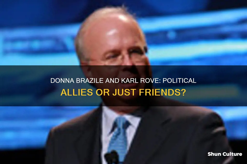 is donna brazile friends with karl rove