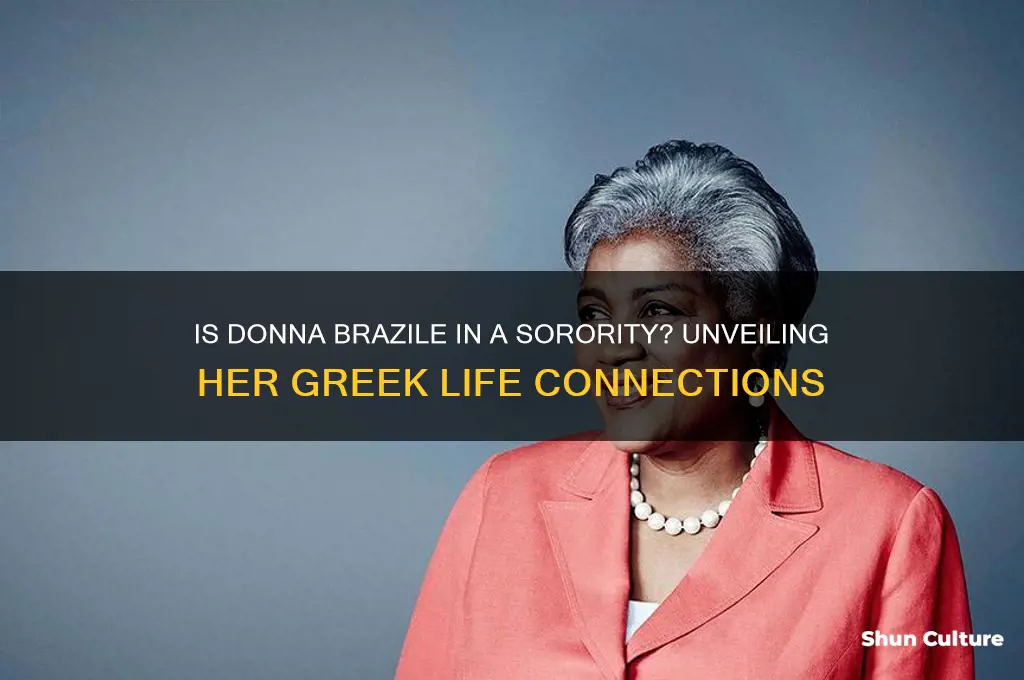is donna brazile in a sorority