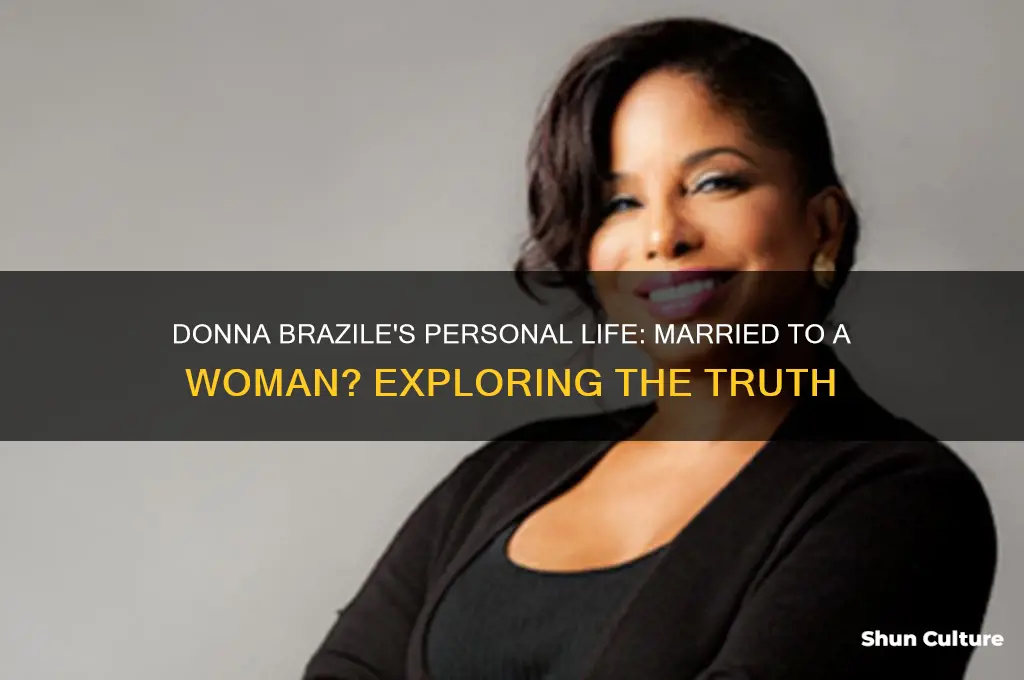 is donna brazile married to a woman