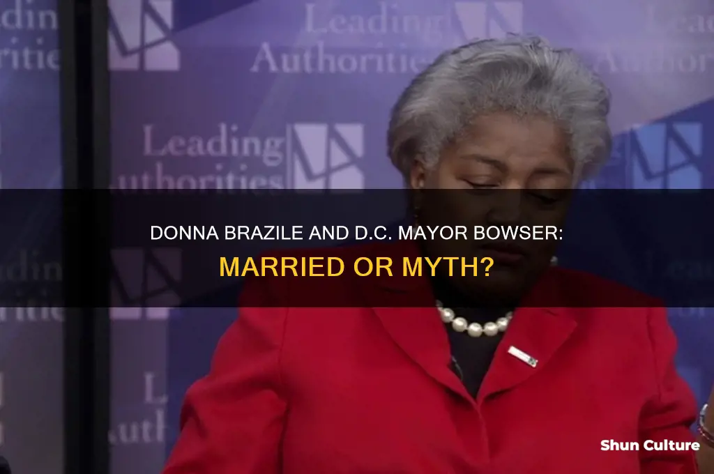 is donna brazile married to d.c. mayor bowser