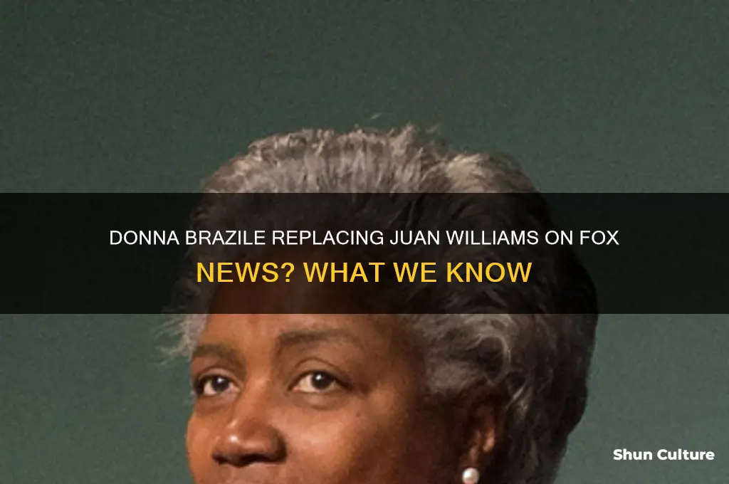 is donna brazile replace juan williams on fox news