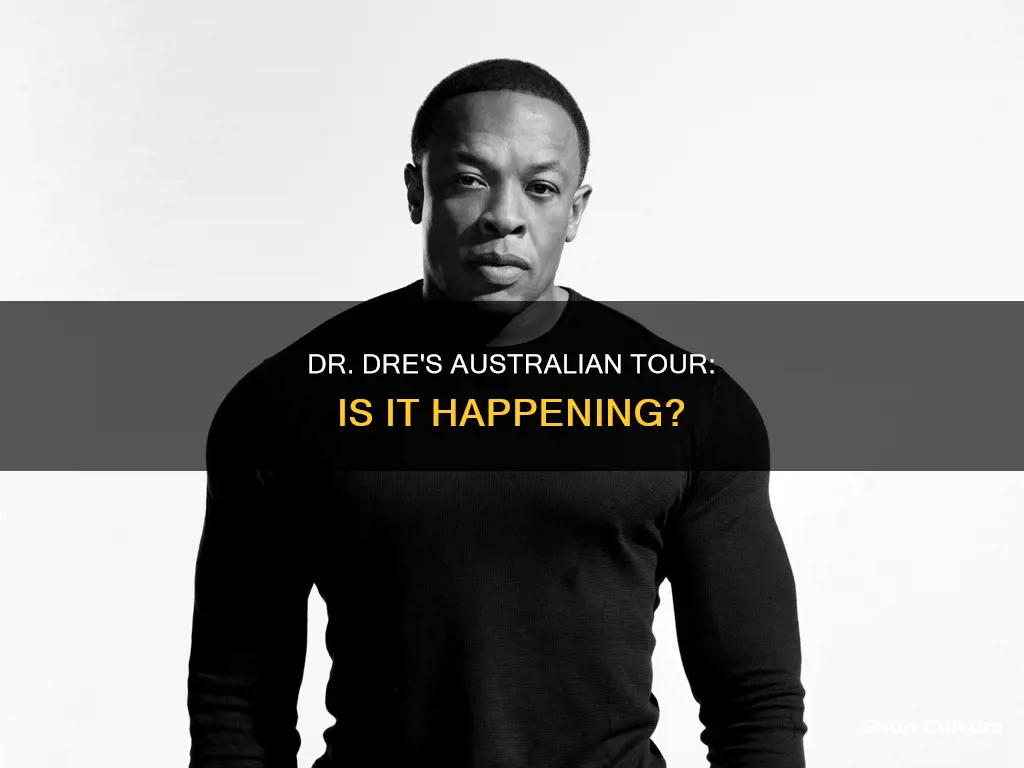 is dr dre coming to australia