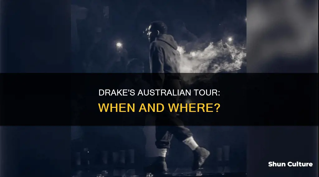 is drake coming to australia