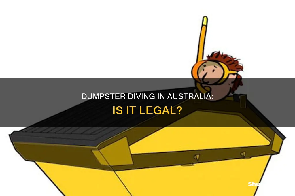 is dumpster diving illegal australia