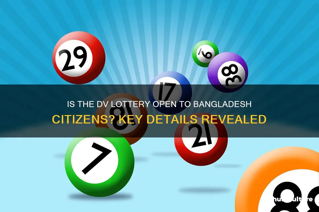 is dv lottery available in bangladesh