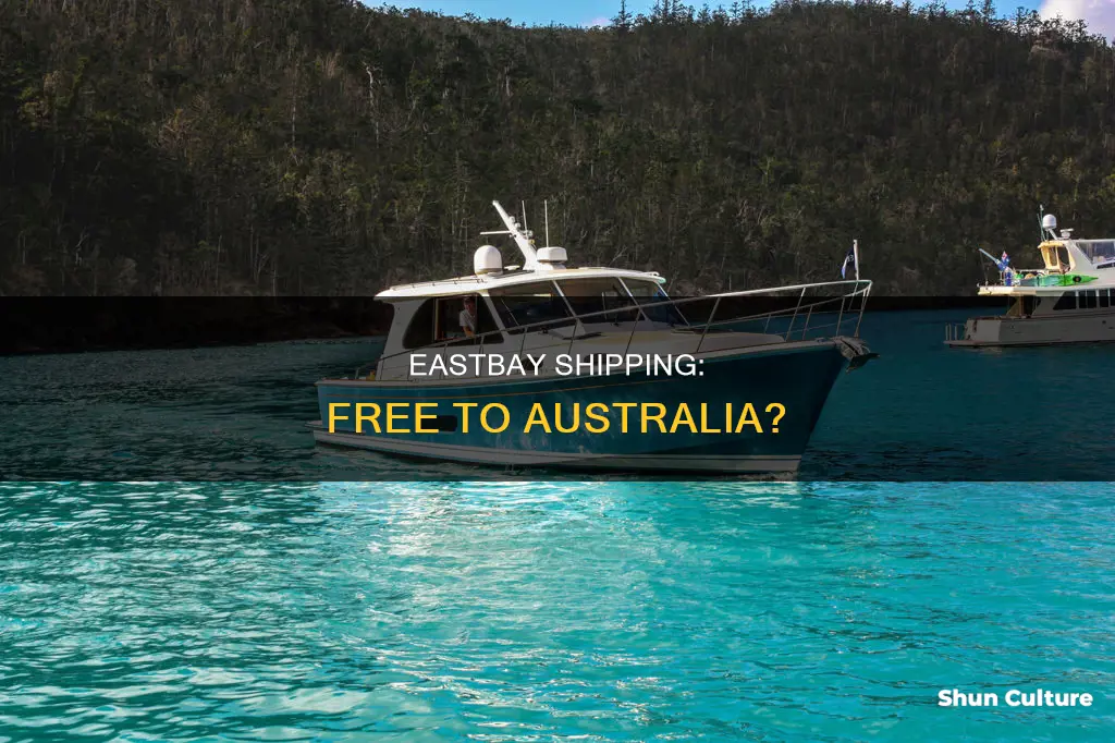 is eastbay free shipping to australia