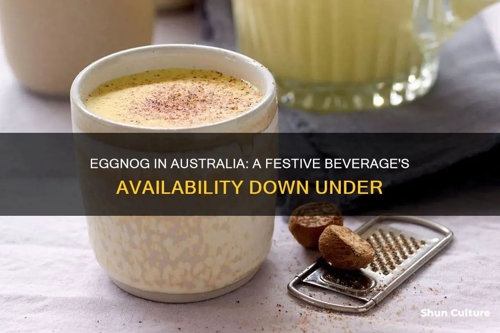 is eggnog found in australia