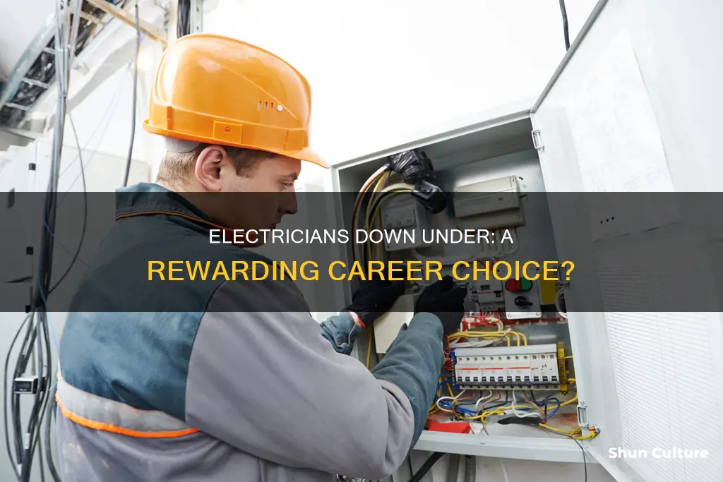 is electrician a good job in australia