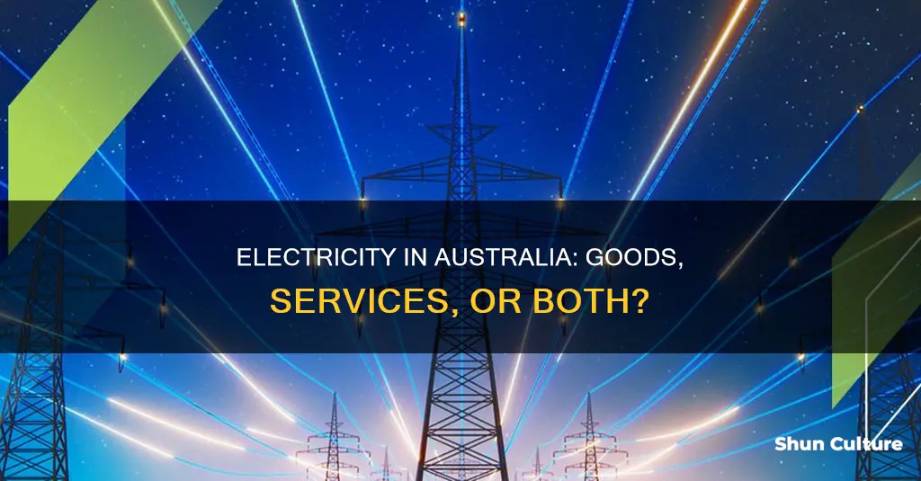 is electricity a good or service australia