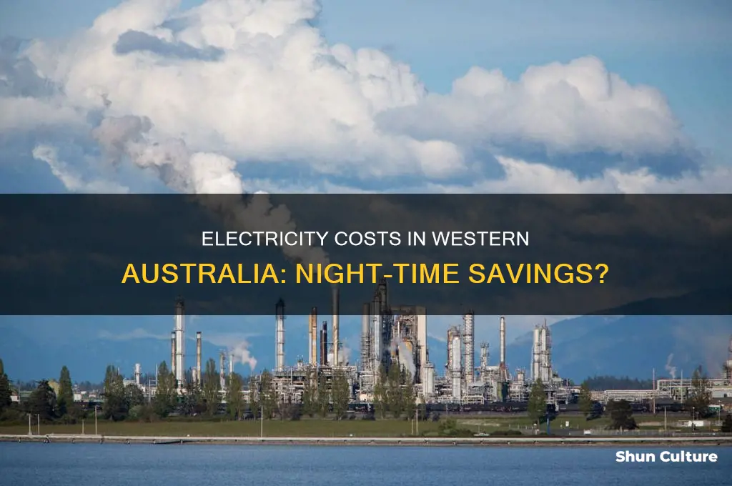 is electricity cheaper at night in western australia