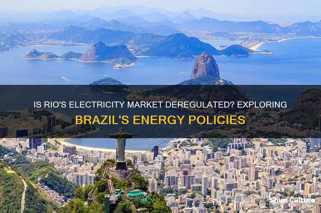 is electricity in rio brazil deregulated
